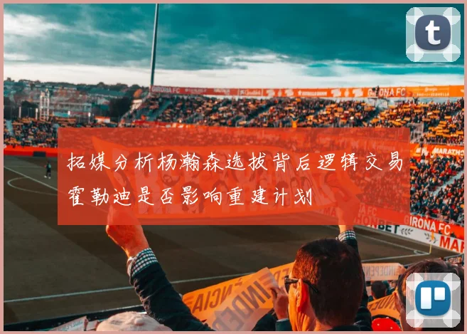 拓媒分析杨瀚森选拔背后逻辑交易霍勒迪是否影响重建计划